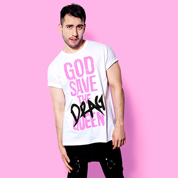 save the drag queen (camiseta blanca) – Anticrista