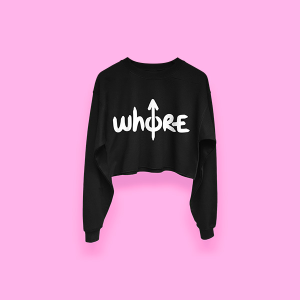 Whxre crop-top (sudadera – Anticrista