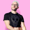 Black magic crop-top (playera corta negra)