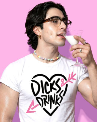 Dxcks and drinks (playera blanca)