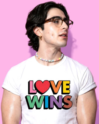 Love wins (playera blanca)