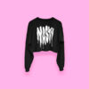 Nasty crop-top (sudadera corta negra) - Imagen 2