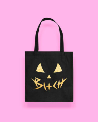 Halloween bxtch black (tote-bag)