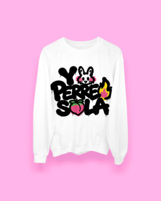 Bad Bunny Yo perreo sola (sudadera blanca)