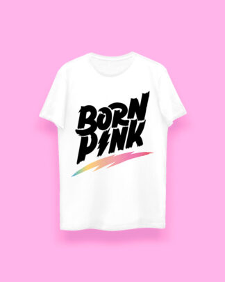 Black pink Born pink (playera blanca)