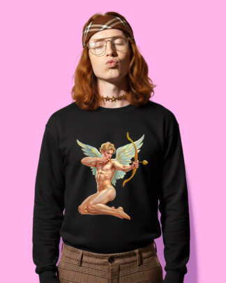 Cupid boy black (sudadera negra)