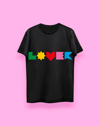 Lover (playera negra)