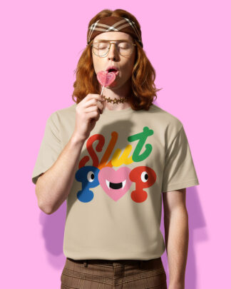 SLUT POP (playera arena)