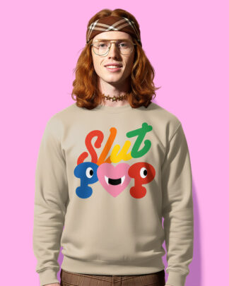 SLUT POP (sudadera arena)