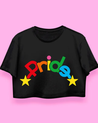 Stellar pride (playera corta negra)