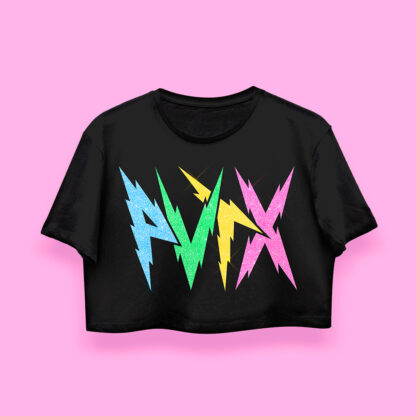 PUTX Thunder crop-top (playera corta negra)