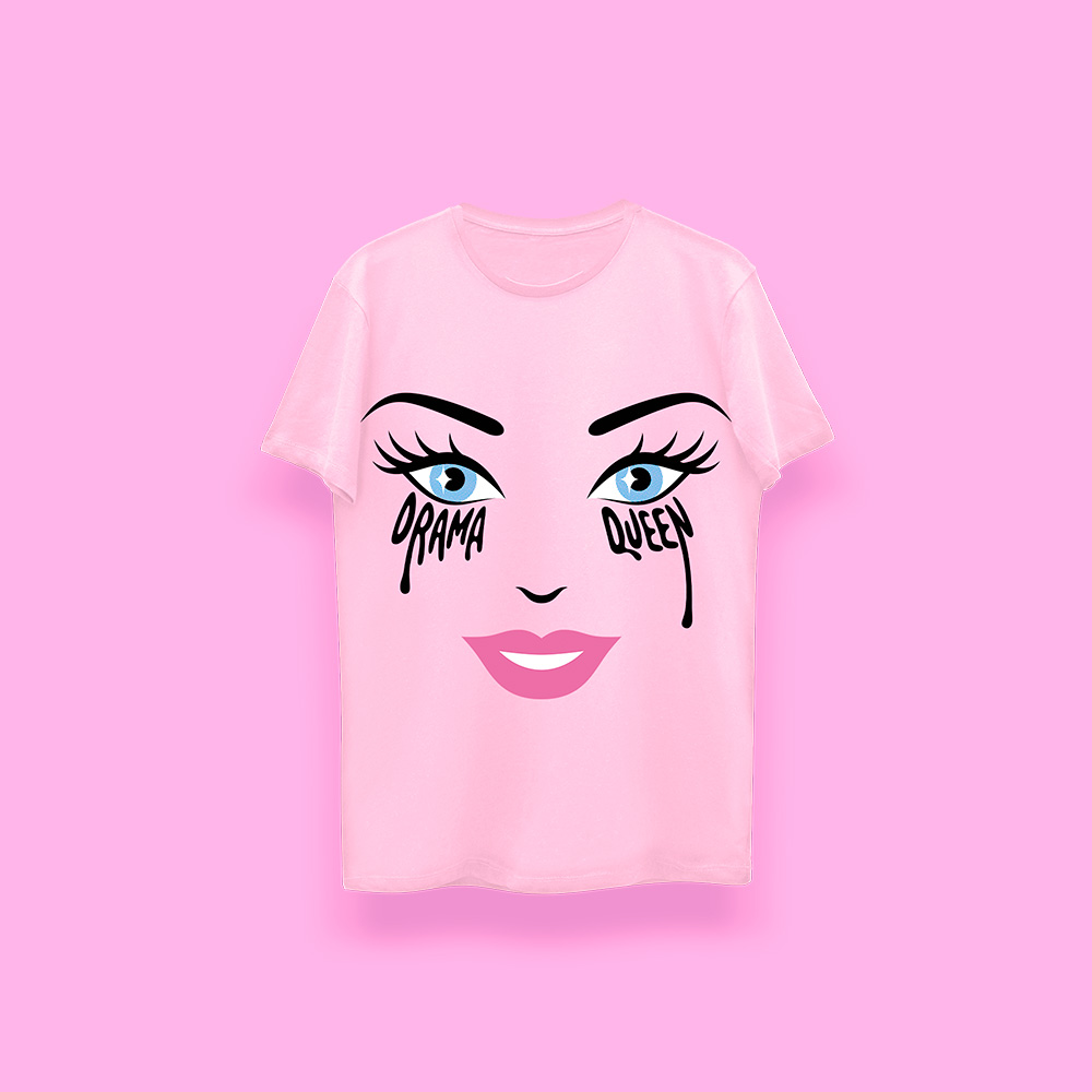 Barbie is a drama queen (playera rosa)