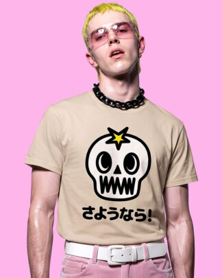 Halloween さようなら adiós (playera arena)
