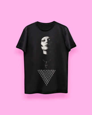 Lady Gaga Abracadabra BLACK WITCH (playera negra)