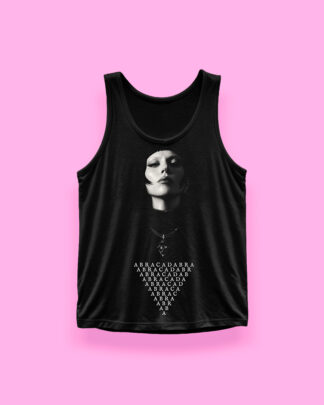 Lady Gaga Abracadabra BLACK WITCH (tank top negro)