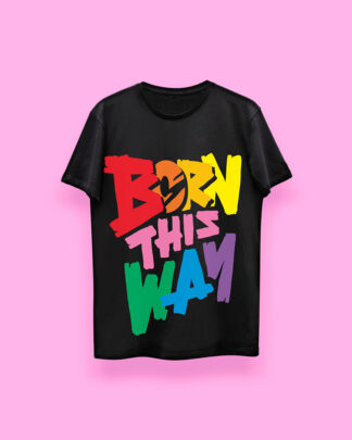 Lady Gaga Born this way (playera negra)