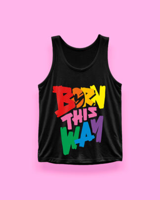 Lady Gaga Born this way (tank top negro)