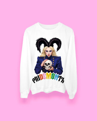GAGA priDEMONth (sudadera blanca)