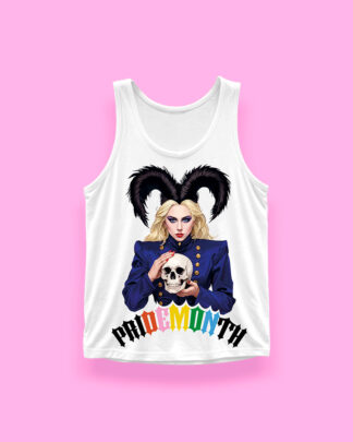 GAGA priDEMONth (tank top blanco)