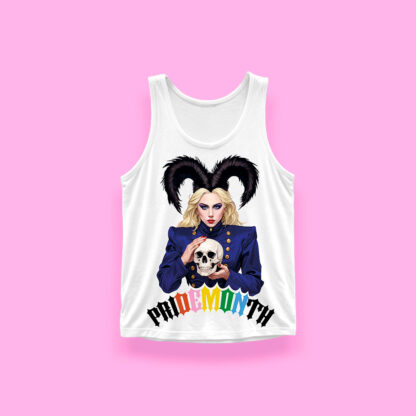 GAGA priDEMONth (tank top blanco)