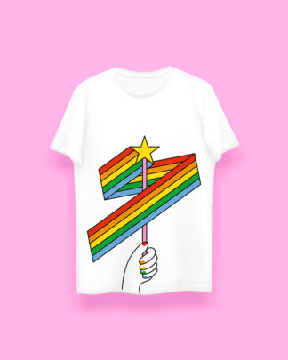 HAPPY PRIDE 2025 (playera blanca)
