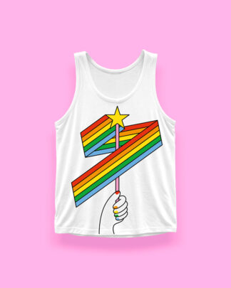 HAPPY PRIDE 2025 (tank top blanco)