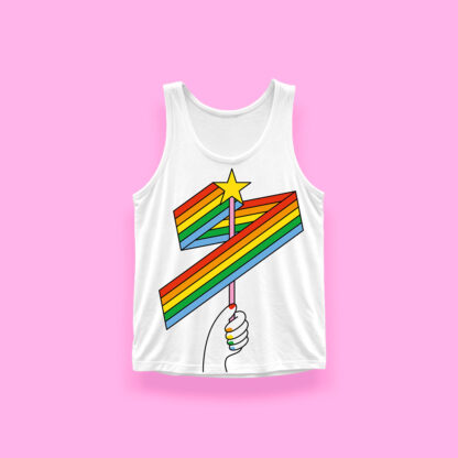 HAPPY PRIDE 2025 (tank top blanco)
