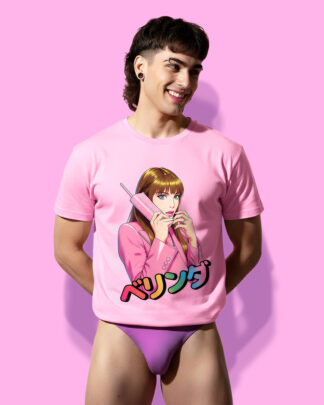 Belinda en Mentiras [japanese] (playera rosa)