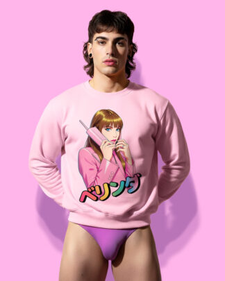 Belinda en Mentiras [japanese] (sudadera rosa)