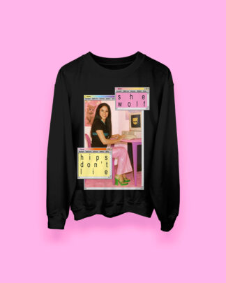 Shakira en Grindr ’98 (sudadera negra)