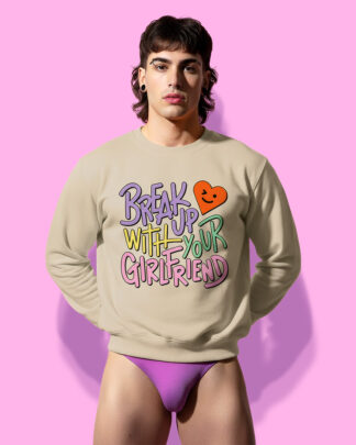 Ariana Grande Break up with your girlfriend (sudadera arena)