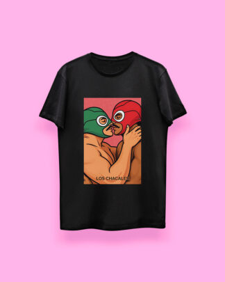 LOTERÍA MEXICANA Los chacales (playera negra)