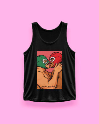 LOTERÍA MEXICANA Los chacales (tank top negro)