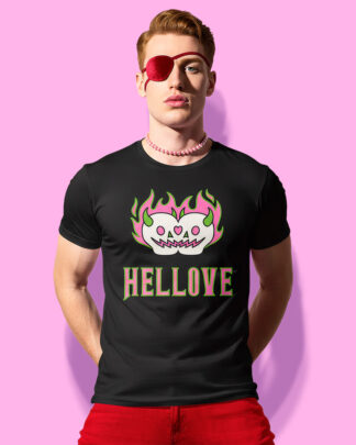 Halloween HELLove (playera negra)
