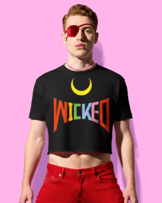 Wicked crop-top (playera negra)