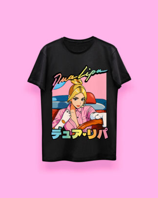 Dua Lipa [japanese] (playera negra)