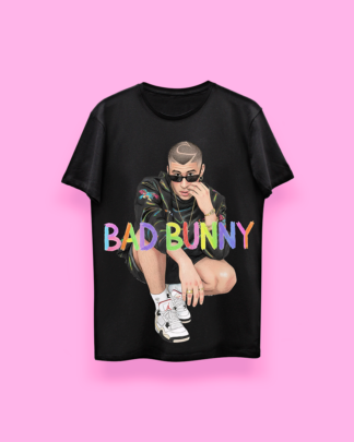 Bad Bunny (playera negra)