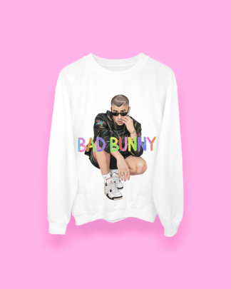 Bad Bunny (sudadera blanca)