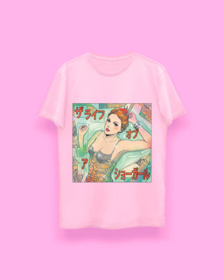 Taylor Swift THE LIFE OF A japanese SHOWGIRL (playera rosa)
