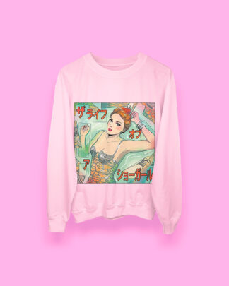Taylor Swift THE LIFE OF A japanese SHOWGIRL (sudadera rosa)