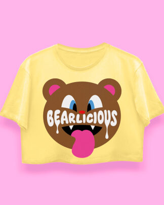 Bearlicious crop-top (playera corta amarilla)