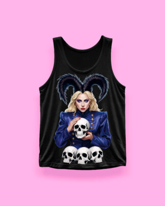 Lady Gaga Dance or die (tank top negro)