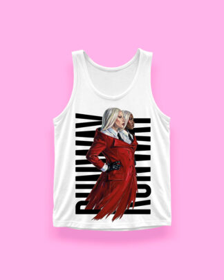 Lady Gaga & Doechii RUNWAY (tank top blanco)