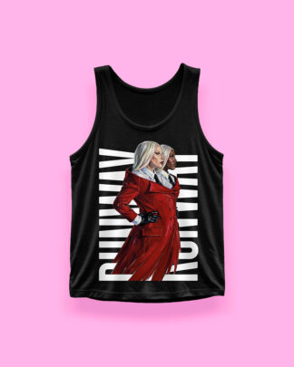 Lady Gaga & Doechii RUNWAY (tank top negro)