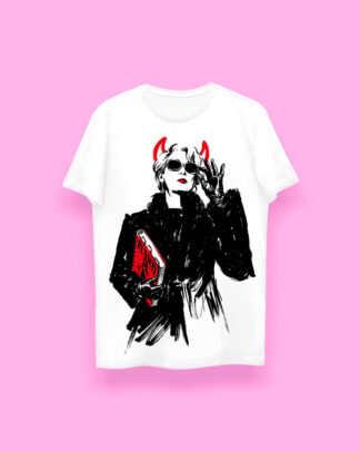 Miranda Priestly The Devil Wears Prada (playera blanca)