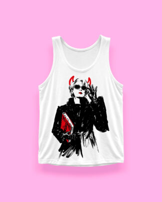 Miranda Priestly The Devil Wears Prada (tank top blanco)