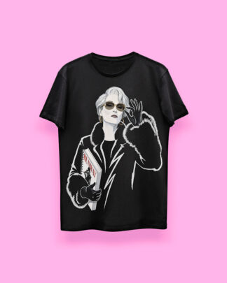 Miranda Priestly The Devil Wears Prada (playera negra)