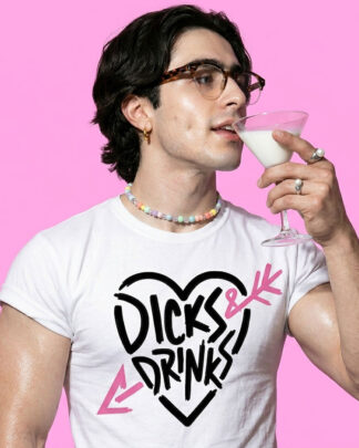 Dxcks and drinks (playera blanca)