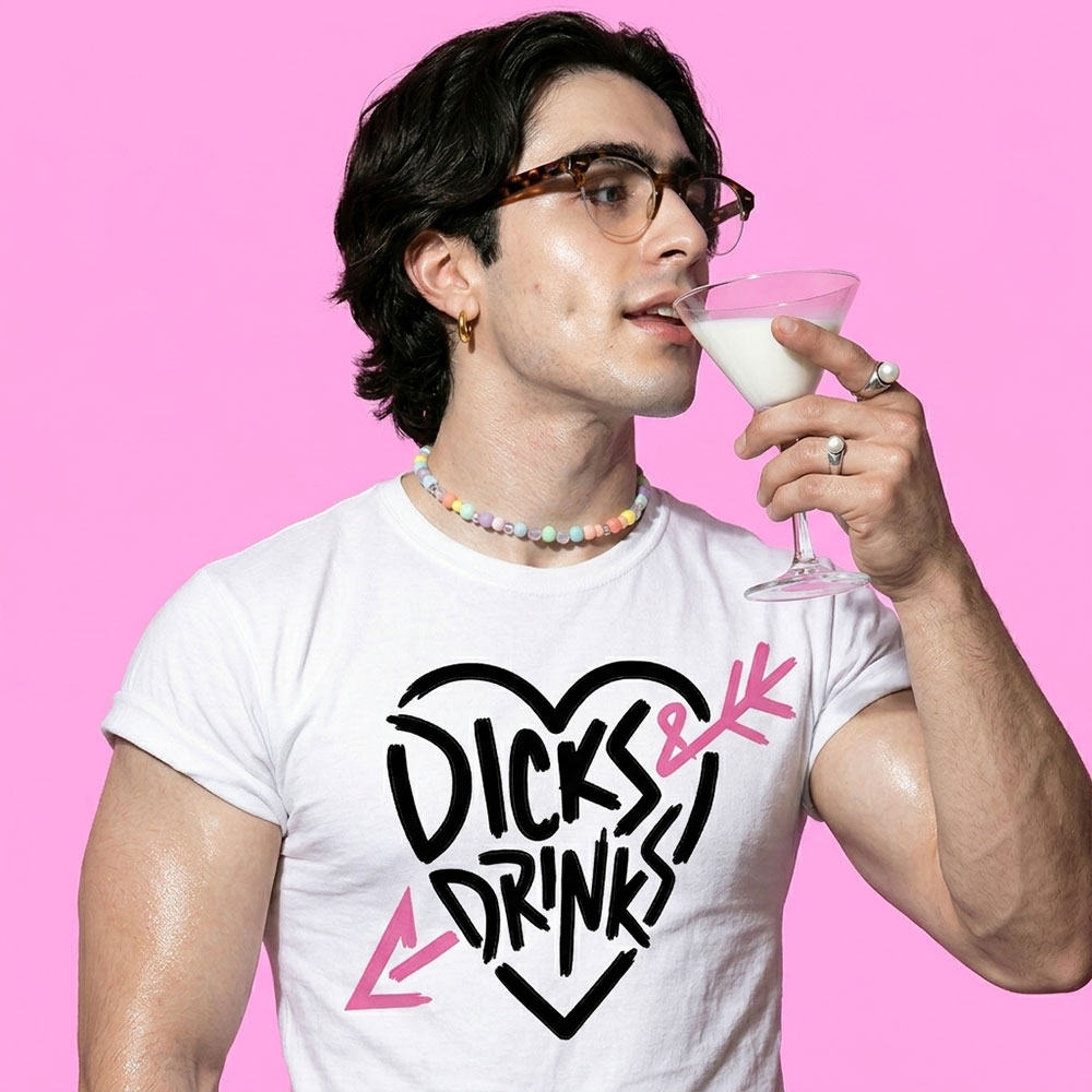 Dxcks and drinks (playera blanca)