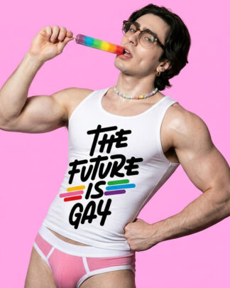 The future is gay (tank top blanco)
